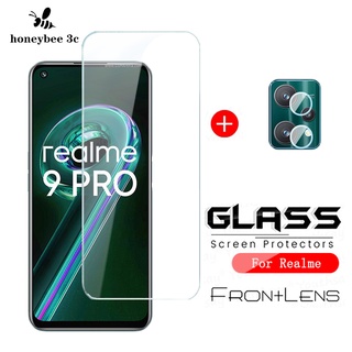 (2In1) ฟิล์มกระจกนิรภัยกันรอยหน้าจอ ฟิล์มกล้อง ฟิล์มด้านหลัง สําหรับ Realme 10 9 Pro Plus 9i 9 4G 8 5G 8i 7i 7 6 5 Pro 5i 6i 6s 5s