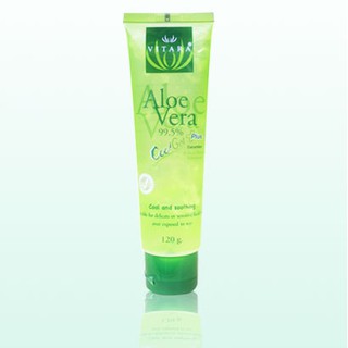 Vitara Aloe Vera Cool Gel Plus ว่านหางจระเข้ผสมสารสกัดจากแตงกวา 120 กรัม