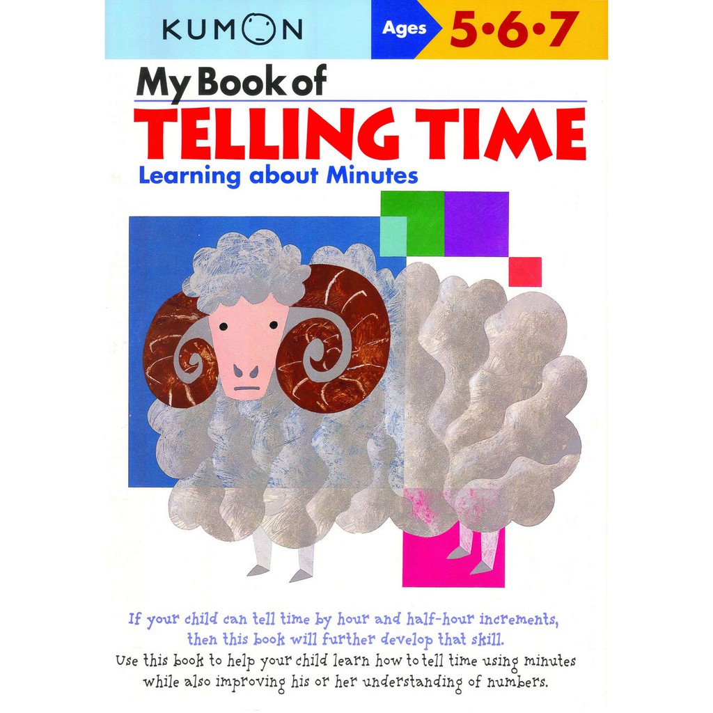 My Book of Telling Time : Learning about Minutes (Kumon Workbooks) [Paperback] หนังสือภาษาอังกฤษพร้อ