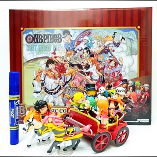 โมเดลวันพีซเซ็ท วันพีซเกวียน สมาชิกโจรสลัด Onepiece Just meting me figure