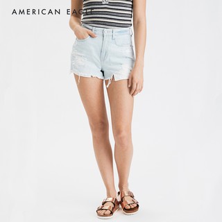 American Eagle Super High-Waisted Denim Festival Short กางเกง ยีนส์ ผู้หญิง ขาสั้น เอวสูง  (EWSS 033-6068-893)