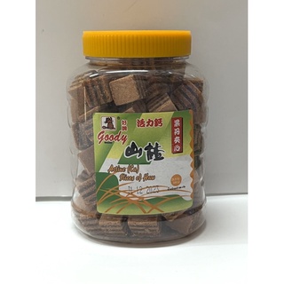 GOODY ฮอร์แผ่นสอดไส้ฮอร์กวน เซียงจาแบบกระปุกฝาเหลือง 280g