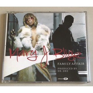 ซีดีซิงเกิ้ล ลิขสิทธิ์ มือ 2 สภาพดี...229 บาท “Mary J. Blige” ซิงเกิ้ล "Family Affair” *แผ่นหายาก Made in EU*