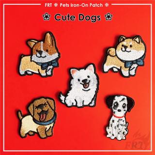 ☸ Cute Dogs - Pets Series 06 Iron-on Patch ☸ 1Pc DIY Sew on Iron on Badges Patches