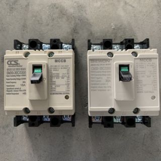 เบรกเกอร์ 3P 15A,30A หน้าขาว NO-FUSE BREAKER
