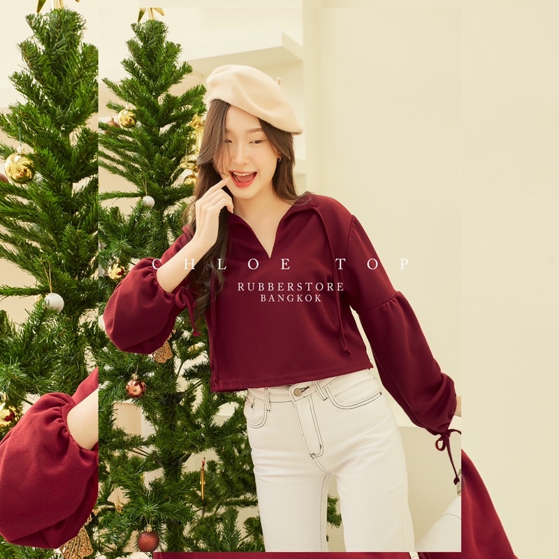 “Chloe” เสื้อแขนยาวมีเชือก