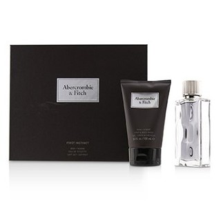 ABERCROMBIE &amp; FITCH First Instinct Coffret: Eau De Toilette Spray 50ml/1.7oz + Hair &amp; Body Wash 100ml/3.4oz Size: 2pcs