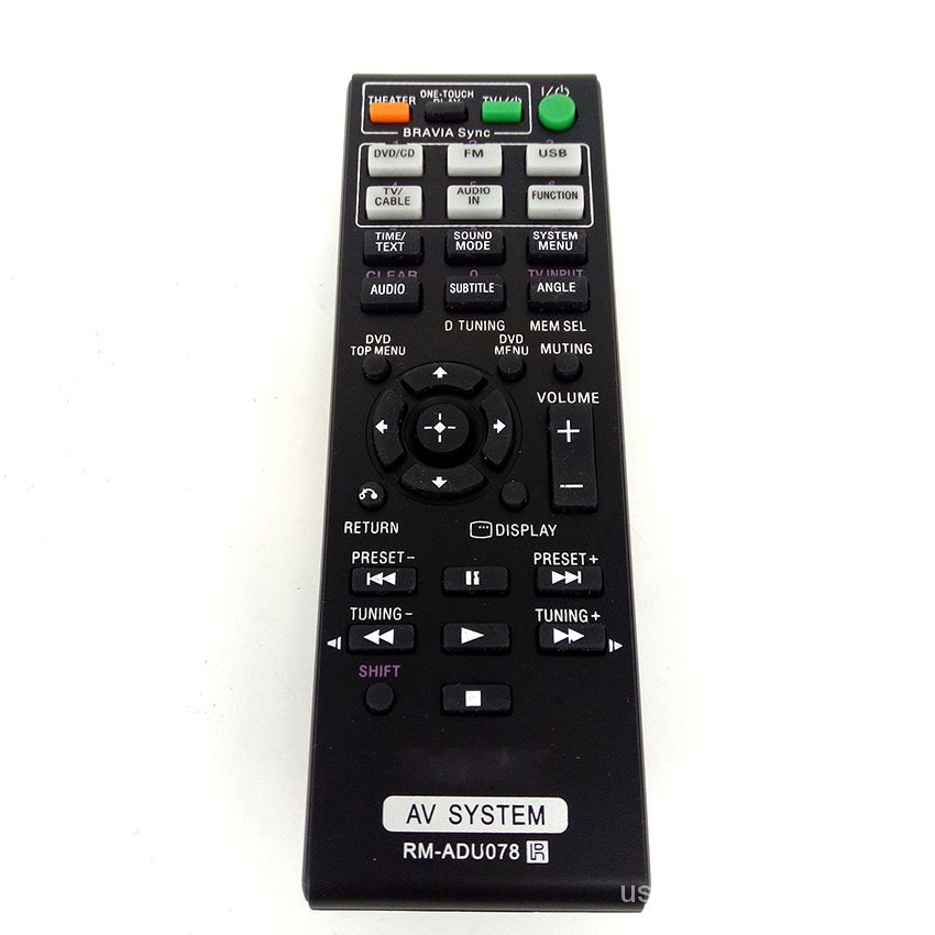 ใหม่ RM-ADU078 สําหรับ SONY Audio/Video Receiver รีโมทคอนโทรลสําหรับ DAV-TZ230 DAV-TZ510 DAV-TZ630 DAV-TZ710 HBD-TZ135 HBD-TZ530
