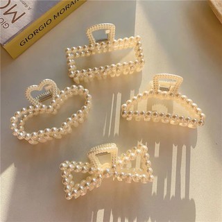 กิ๊ฟหนีบผมสไตล์เกาหลี กิ๊ฟติดผม ที่หนีบผม ตัวหนีบผม มี4แบบให้เลือก Pearl Hair Clip