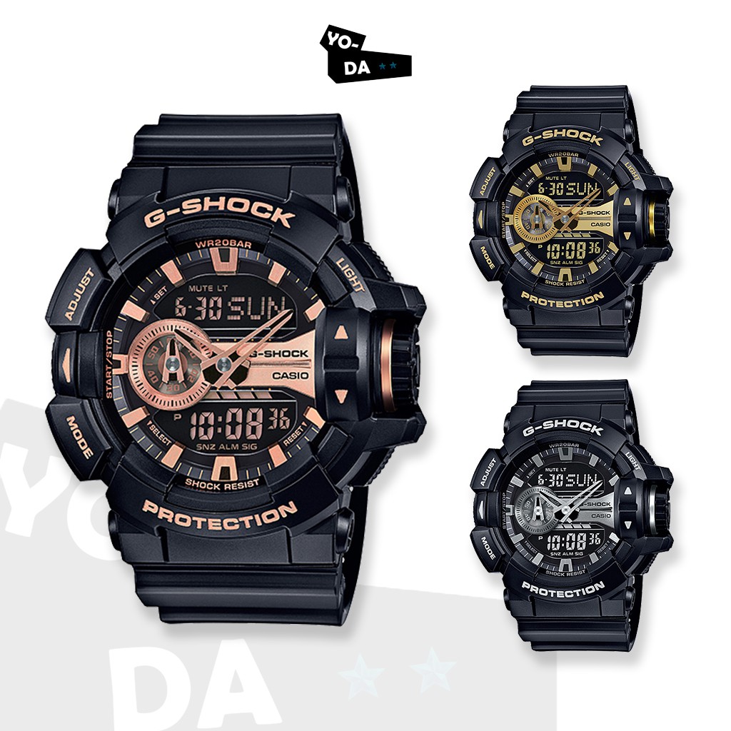 นาฬิกาข้อมือ Casio G-Shock รุ่น GA-400GB-1A4,GA-400GB-1A9,GA-400GB-1A 'สินค้ารับประกัน CMG 1 ปี'