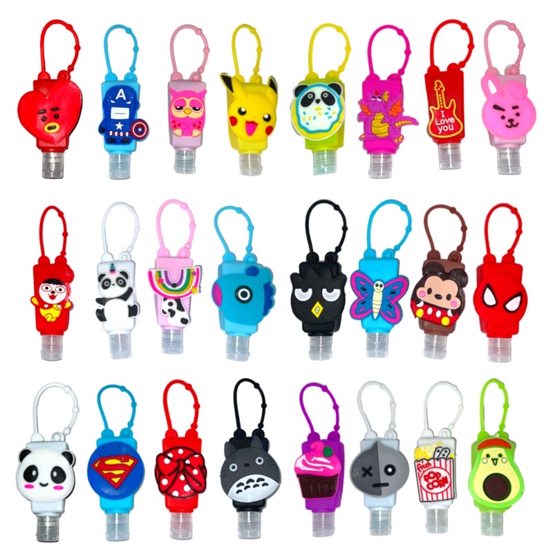 ขวดเจลห้อยกระเป๋า ขวดเจลล้างมือ แบบพกพา ลายสุดน่ารัก พร้อมส่ง‼️