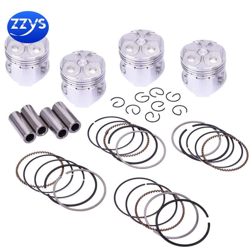 4 ชุดลูกสูบรถจักรยานยนต์ STD 48 มม.48.25 มม.48.5 มม.14 มม.1HX สําหรับ YAMAHA FZ250 FZR250R FZ FZR 25