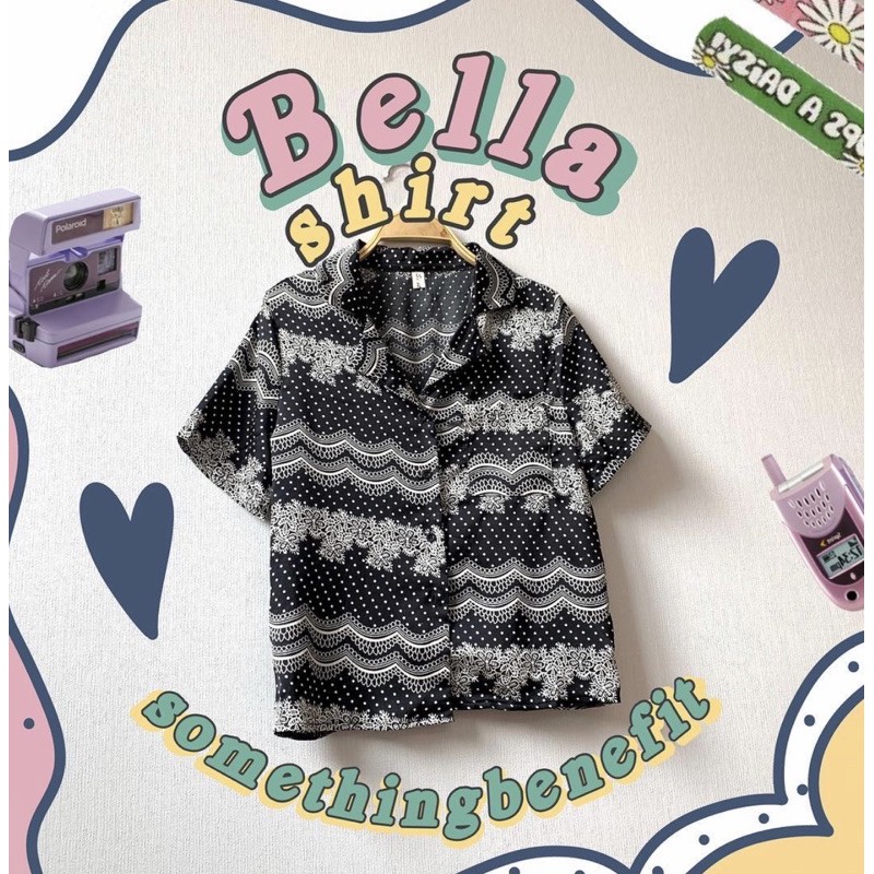 Bella Shirt เชิตดีเทลลายลูกไม้ ส่งต่อจากร้านSomething benefit