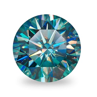 3.65 ct รอบสดใส เพชรมอยซาไนต์ Round Brilliant Cut Moissanite Loose Gemstone For Fine Jewelry