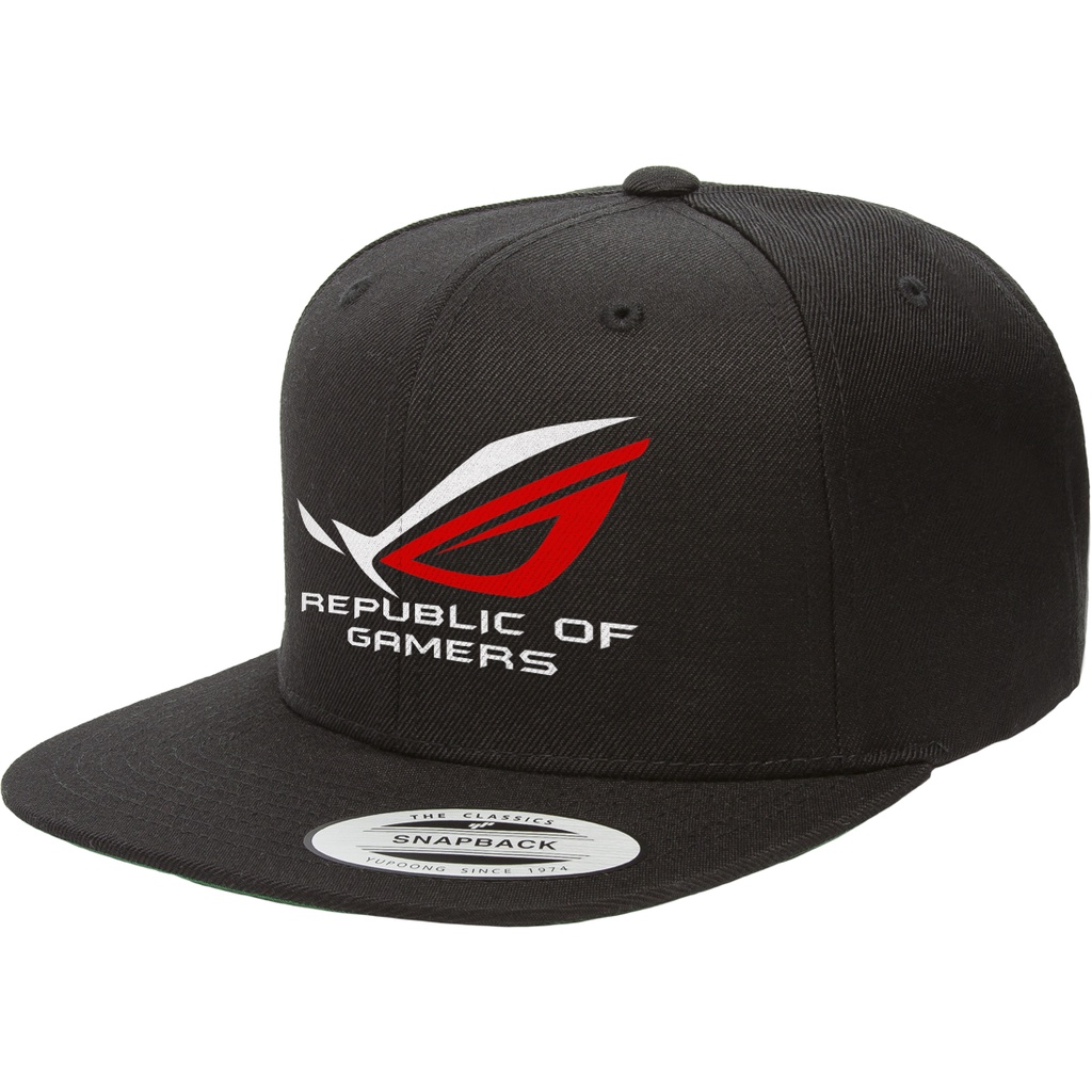 หมวกฮิปฮอป (Cotton Twill, Snapback) Republic Of Gamers