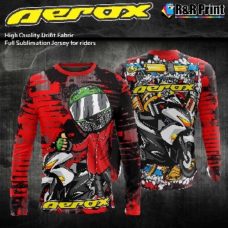 เสื้อกีฬาแขนยาว ลายทีม aerox สไตล์ไทย