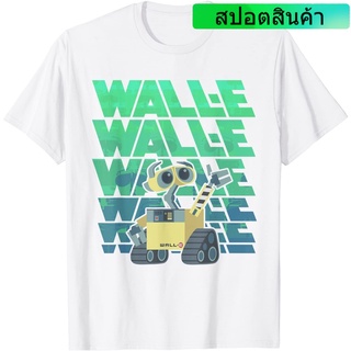 Disney เสื้อยืดผู้ใหญ่ PIXAR Wall-E Robot T-Shirt - เสื้อยืดผู้ชาย - เสื้อยืดผู้หญิง - เสื้อยืดผู้ชาย - เสื้อยืดผู้หญิง