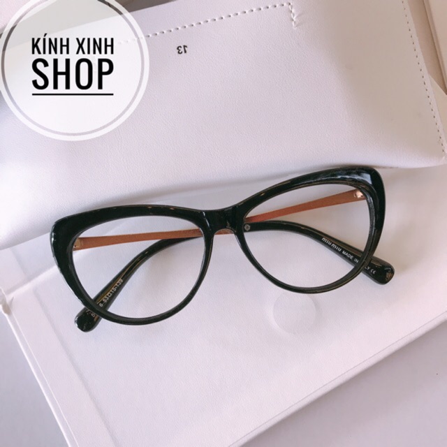 แว่นแคทอาย ️iu กรอบโลหะแฟชั่น