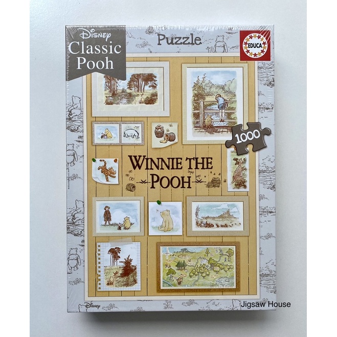 พร้อมส่ง-จิ๊กซอว์ Winnie the Pooh (classic Pooh) แบรนด์ Educa jigsaw puzzle 1000 ชิ้น