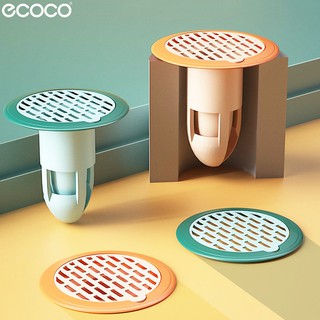 Ecoco ชุดฝาปิดท่อระบายน้ำ ดักจับสิ่งสกปก ที่กรองเศษอาหาร ที่กรองเศษขยะ ป้องกันเศษอาหารอุดตัน กันกลิ่นเหม็น ที่ปิดท่อน้ำ