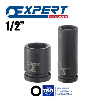 Expert 1/2"(4 หุน) ลูกบล็อกลม/ลูกบล็อกกระแทก หกเหลี่ยม 8-32 มม.