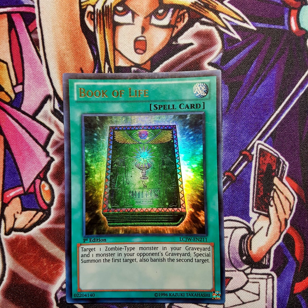 การ์ด Yugioh ของแท้ | หนังสือแห่งชีวิต | LCJW Ultra หายาก.