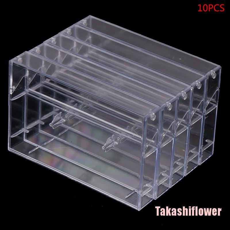 Takashiflower กล่องเก็บเทปคาสเซ็ต กันฝุ่น 10 ชิ้น