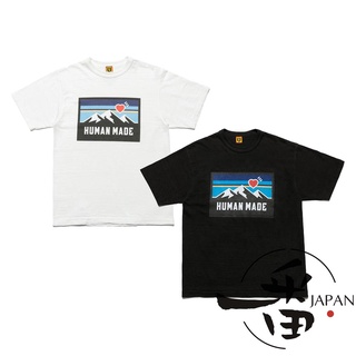 เสื้อยืดแขนสั้นผ้าฝ้ายพิมพ์ลาย Human Made #2211 Love Snow Mountain