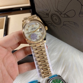 นาฬิกาข้อมือ Ro lex งานออริใช้สลับแท้ size 36mm ระบบออโต้ งานสวยมาก