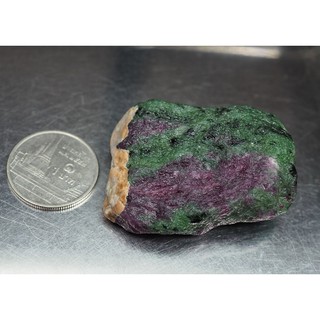 พลอยทับทิมซอยไซต์ (Ruby in Zoisite ) 166.45 กะรัต (RU0168)