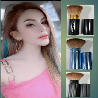 แปรงเกรดอย่างดี นุ่มมาก แปรงแต่งหน้า(ขนาดกลาง) ที่ปัดแก้ม มีฝาปิด Makeup brush ปรับขนาดได้และพกพาได้ แปรงปัดแป้ง แปรงรอง