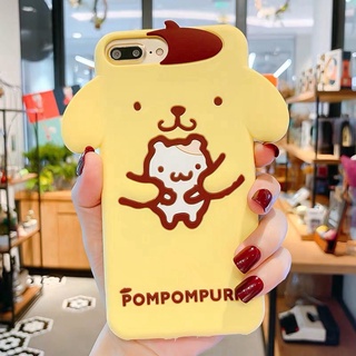 SANRIO เคสโทรศัพท์มือถือ กันกระแทก ลายการ์ตูน My Melody Kuromi Pompom Purin น่ารัก สําหรับ OPPO A12 A12E A5s A3s A7 A5 A31 A53 A9 2020 A54 A55