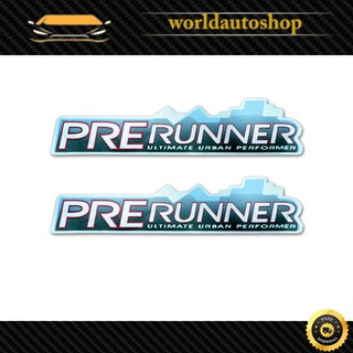 สติ๊กเกอร์ Sticker PRERUNNER สี Grey Hilux Vigo Toyota 2, 5 ประตู ปี2004 - 2010