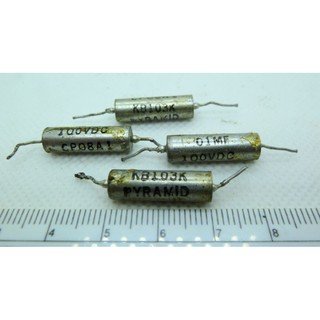 0.01 UF 100V Pyramid คาปาซิเตอร์ Capacitor PIO USED