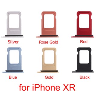 ถาดซิม iPh0ne X iPh0ne XS iPh0ne XR iPh0ne XS Max ถาดใส่ซิม iPhone ดำ เงิน