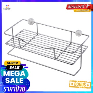 ชั้นแขวนสเตนเลสมีขอแขวน KECH HWS084KITCHEN RACK WITH RAIL KECH HWS084 STAINLESS STEEL