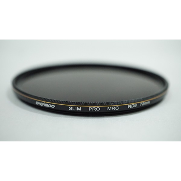Cacagoo 72mm ND 8 - Neutral Density Slim ND8 Filter 72 mm