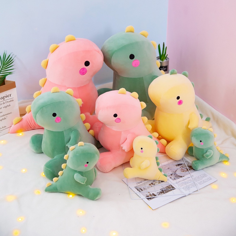 ตุ๊กตา ไดโนเสาร์ ragdoll น่ารัก ตกแตง ตุ๊กตานุ่มนิ่ม มีหลายขนาด Dinosaur throw pillow สำหรับเป็นของเล่น ของขวัณ