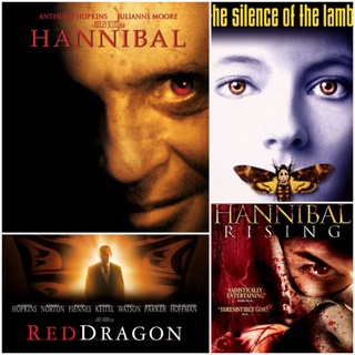 DVD จักรวาลฮันนิบาล ครบ 4 ภาค Hannibal/Red Dragon/The Silence of the Lambs/Hannibal Rising #หนังฝรั่ง #แพ็คสุดคุ้ม