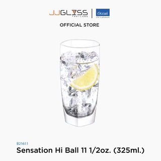 JJGLASS - (Ocean) B21611 Sensation Hi Ball  - แก้วเซ็นเซชั่น ดริ๊งเเวร์ ทัมเบอร์ โอเชี่ยนกลาส Sensation Hi Ball Ocean Glass B21611 Drinkware Tumbler Sensation Hi Ball 11 1/2 oz. ( 325 ml.)