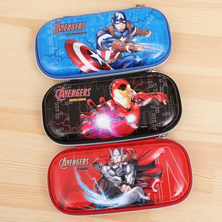 กล่องดินสอ3D ลายนูน superhero สไปเดอร์แมน กัปตันอเมริกา Avengers