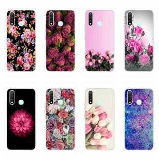 เคสโทรศัพท์ลายดอกไม้หลากสีสําหรับ vivo y 12 y 15 y 17 y 11 (2019) y 19 y 50 y 81 y 83 c