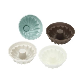 แม่พิมพ์ซิลิโคนมีรู COOK CHARMY 4 ชิ้น คละสี เครื่องครัวและอุปกรณ์อื่นๆ SILICONE BUNDT CAKE MOULD COOK CHARMY 4PCS ASSOR