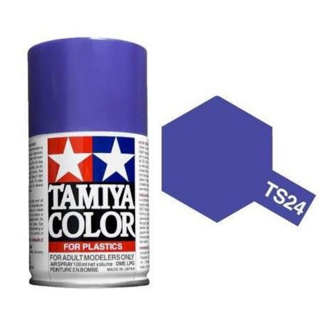 TAMIYA 85024 TS-24 PURPLE (GLOSS) สีสเปรย์ทามิย่า พ่นโมเดล รูปที่ 2