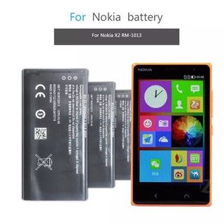 แบตเตอรี่โทรศัพท์มือถือสำหรับ Nokia X2 X2DS 1013 X + X PLUS เปลี่ยนแบตเตอรี่ BV 5S BV-5S 1800mAh