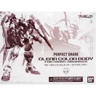 4549660175933 p-bandai Clear Color Body for PG 1/60 Trans-am Raiser*เฉพาะพาส ไม่รวมหุ่น*