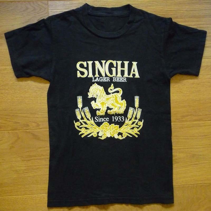 T-Shirtเสื้อยืด พิมพ์ลาย Singha Beer Bier S-3 สไตล์คลาสิก สําหรับผู้ชาย BFoind95JCcdfh14 S-5XL