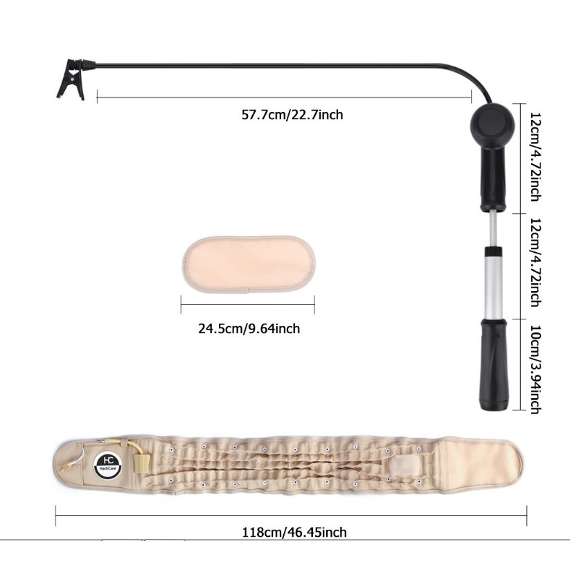 (สินค้ามีพร้อมส่ง)เข็มขัดพยุงหลังแบบสูบลม พยุงเอว Back Support Belt บล็อคหลัง แบบสูบลม - รูปที่ 6