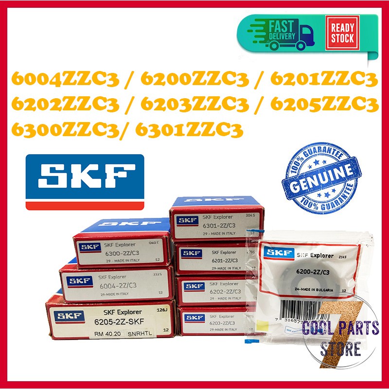 SKF ZZ C3 แบริ่ง 6004 ZZ 6200 ZZ 6201 ZZ 6202 ZZ 6203 ZZ 6300 ZZ 6301 ZZ SKF Yamaha