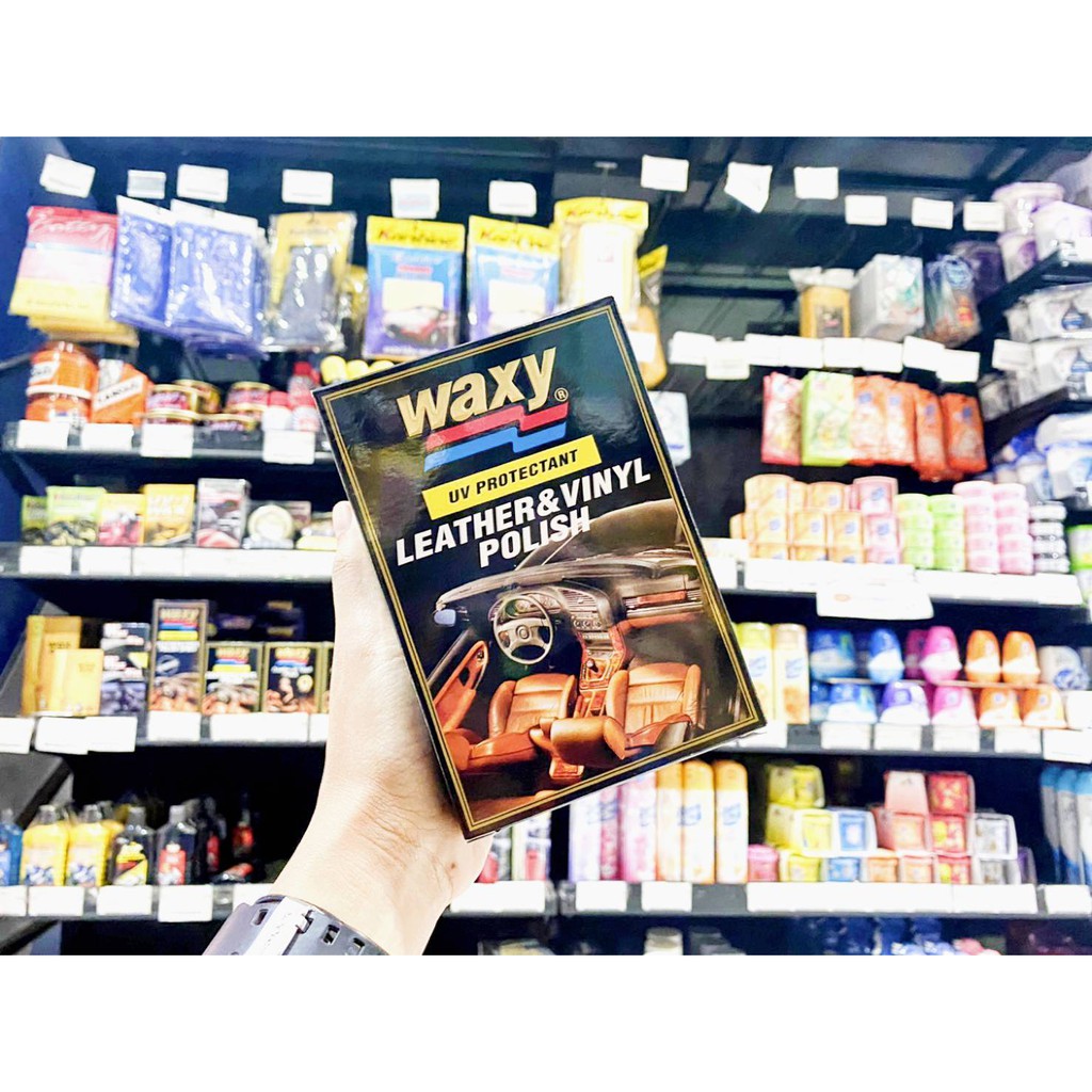 แว็กซี่ ยูวี ทำความสะอาดเครื่องหนัง UV 265 มล. (0180) Waxy Leather & Vinyl Polish Protectant